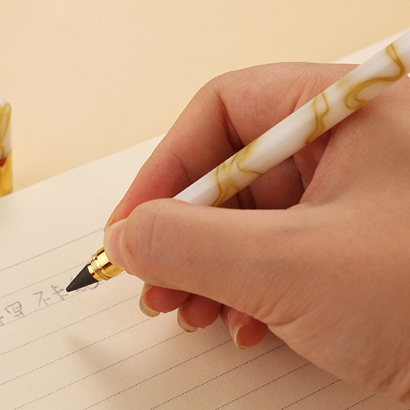 2 bucăți Creion etern Creion fără cerneală Creion etern Creioane nelimitate Cadou Dropship