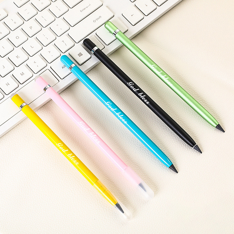 Creion metalic creativ, personalizat, personalizat, etern, stilou, nu poate termina Creion, birou, școală, stilou, articole de papetărie cu ridicata