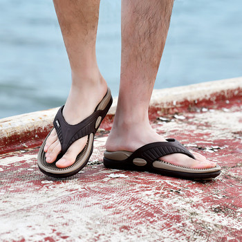Мъжки масажни джапанки Летни EVA чехли Плажни сандали Модни ежедневни обувки Размер 40-45