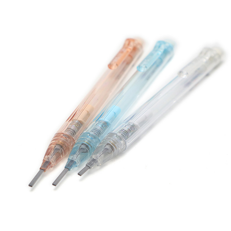 3 buc. Creion mecanic automat pentru desen din grafit Trimite 3 cutii 2,0 mm reumplere pătrată pentru copii, schiță, desen, papetărie școlară