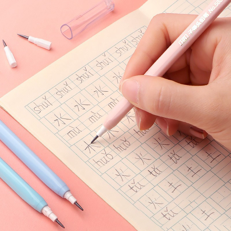 3 buc. Creioane Kawai care nu se ascuțin Reumple înlocuibile Rechizite școlare drăguțe Student Copil Creion mecanic Papetărie coreeană de birou