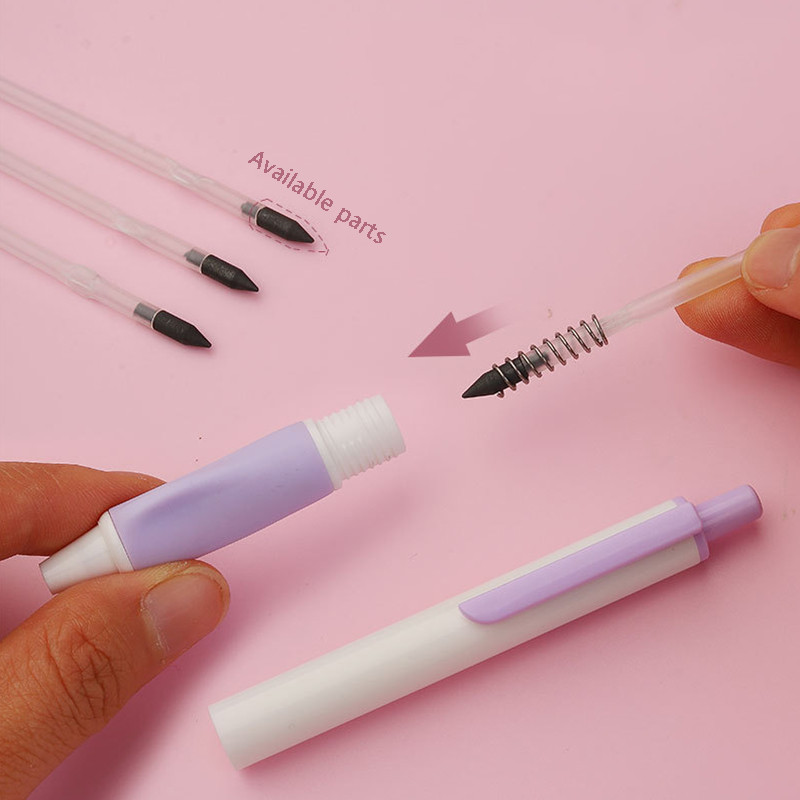 Tehnologie nouă Tip presă de scris nelimitat Creion etern Peniță înlocuibilă Pen fără cerneală Creioane magice Materiale pentru pictură Papetarie