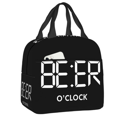Beer Heartbeat szigetelt ebédlőtáska nőknek újrahasznosítható hőhűtő étel ebéddoboz Munka Iskolai utazási piknik hordtáskák