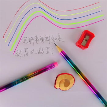 12 συσκευασίες Rainbow Hb Pencils with Eraser Sassafras Παιδικά Βραβεία Νηπιαγωγείου Μαθητές Δημοτικού Σχολείου Μολύβια Γραφής