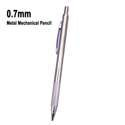 0,5 mm 0,7 mm 2,0 mm fém rozsdamentes acél mechanikus ceruza 2B HB fekete ólom művészethez Sktech rajztervező iroda iskolai írás