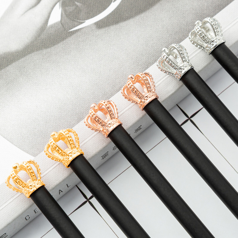 5 bucăți creion coroană pentru elevi, scris pentru copii, HB, schiță, pix, scris, creion, rechizite școlare