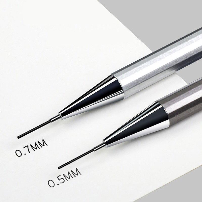4 buc/set 0,5 0,7 mm creioane mecanice din metal de mare capacitate 2B tijă automată de umplere a miezului de creion pentru școală scris pictură papetărie