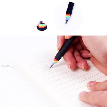 Student Rainbow Paper 2B Kawaii Pencil Gradient Κυλινδρικό στυλό Παιδικό δώρο Σχολικά είδη Προστασία περιβάλλοντος 1τμχ