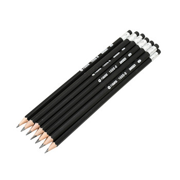 12 бр./компл. дървени професионални моливи за рисуване на скици за училище Студентски комплект моливи за писане графитна скица 2B молив