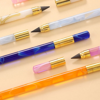 2 броя вечен молив без мастило Молив за многократна употреба Неограничен молив за писане Училищни офис консумативи Подарък за ученици