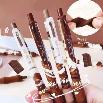 0,5 mm Kawaii Chocolate Automatic Pencil Student Kid Mechanical Pencil Сладки ученически пособия Инструмент за писане Корейски канцеларски материали Office