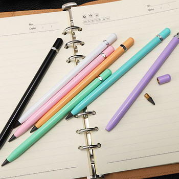 Неограничено писане, метална химикалка, училищна безкрайна писалка за писане, бизнес, офис, изкуство, рисуване, писане, молив, детски училищни пособия