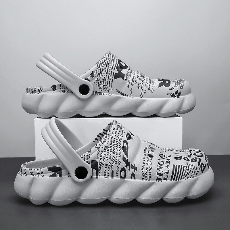 2022 Strandszandál Férfi divat Horgászszandál EVA Nyári Kerti klumpák Férfi Szandál Szabadtéri Sportpapucs Zapatos Hombre 45-ös Méret