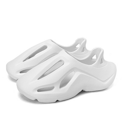 Ανδρικές παντόφλες Summer Soft EVA Beach Hole Shoes Outdoor γυναικεία slide αντιολισθητικά, βαμμένα με γραβάτα, Προσωποποιημένα κούφια παπούτσια σχεδιαστών 36-47