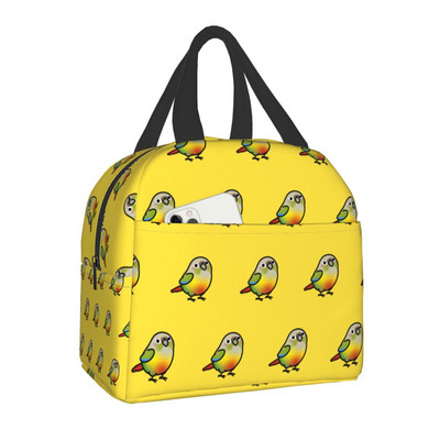 Τσάντα γεύματος Tropical Getaway Parrot Birds Φορητή τσάντα φαγητού με θερμή μόνωση για γυναίκες Παιδική τσάντα αποθήκευσης για πικνίκ σχολείου