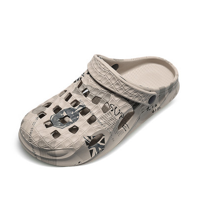 2023 Summer Breathable EVA Ανδρικά Σανδάλια Ελαφριές μοδάτες παντόφλες Παπούτσια παραλίας με κούφια Άνετα παπούτσια για περπάτημα για άνδρες