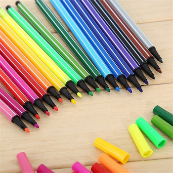 12 цвята/комплект Творчески акварелни химикалки с гел мастило Art Marker pen Канцеларски материали
