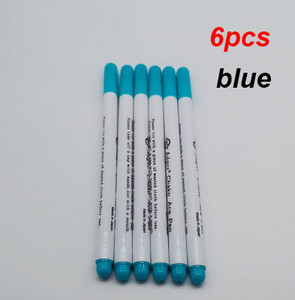 6 τμχ Air Erasable Pen Fabric Marker Paint Chaco Ace Pen Fabric Erasable Pen For Sewing Tools Tailor Chalk Marker