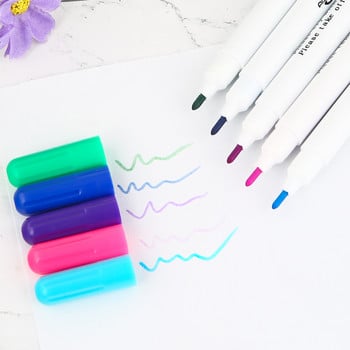 6 τμχ Air Erasable Pen Fabric Marker Paint Chaco Ace Pen Fabric Erasable Pen For Sewing Tools Tailor Chalk Marker