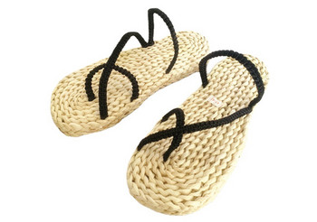 Обувки cos реквизит Джапанки чехли любители сандали от тъкана слама от царевична кожа Ежедневни обувки Мъжки сандали лято 2023 г.