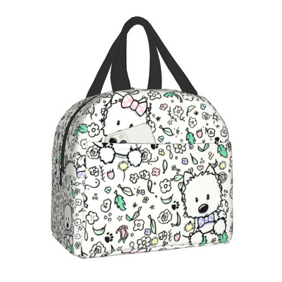 West Highland Terrier Dog Portable Lunch Box Women Westie Puppy Thermal Cooler Food Insolated Lunch Bag Τσάντες γραφείου για πικνίκ