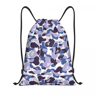 Τσάντες με κορδόνια Bapes Geometry Camo Γυναικείες ανδρικές φορητές αθλητικές τσάντες γυμναστικής Ροζ σακίδια πλάτης Camo