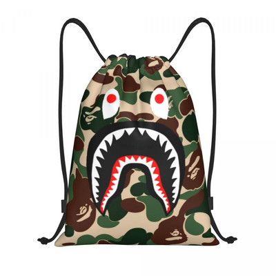 Τσάντες με κορδόνια Bapes Geometry Camo Γυναικείες ανδρικές φορητές αθλητικές τσάντες γυμναστικής Ροζ σακίδια πλάτης Camo