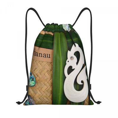 NZ Maoris Traditional Kete And Design Σακίδιο πλάτης Γυναικείο Γυμναστήριο Ανδρικό Αθλητικό Σακίδιο Φορητό New Zealand Training Bag