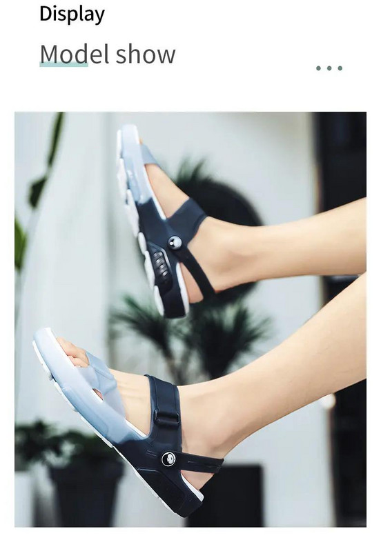 Nyári férfi hétköznapi szandálok, puha fenekű, csúszásmentesek, kültéri, nagy méretű, kettős célú, hétköznapi strandszandálok papucsok