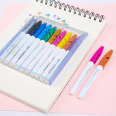 10 τμχ/σετ DIY Blings Marker Pens Glitter Marker Candy Color Εγχειρίδιο Στυλό Highlighter Μαθητικά σχολικά είδη