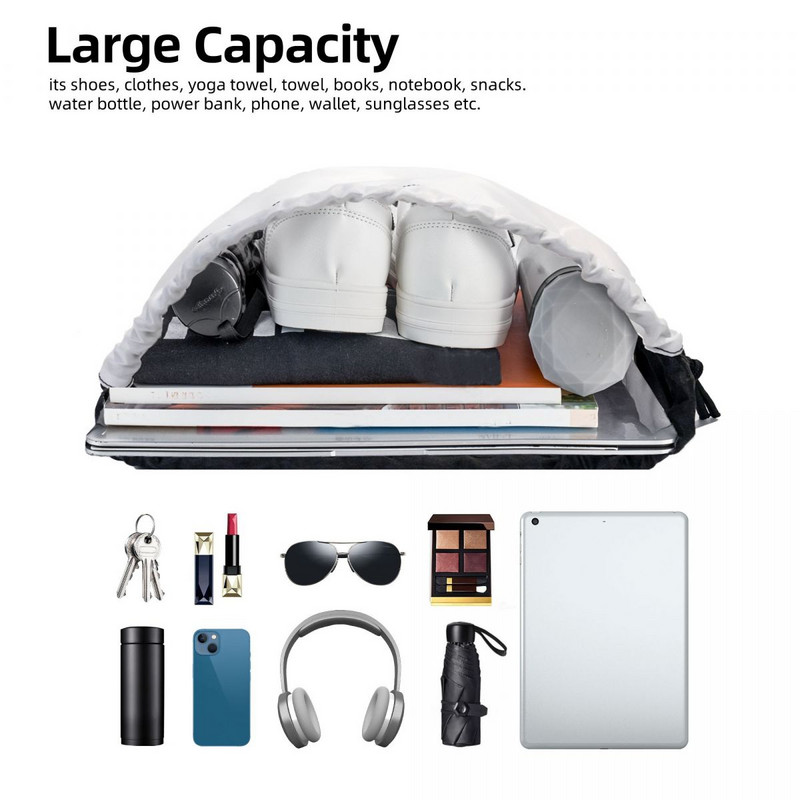 Vintage Mystic Eye húzózsinóros táskák női férfi hordozható edzőtermi sportzsákok Spirituális amulett edző hátizsákok