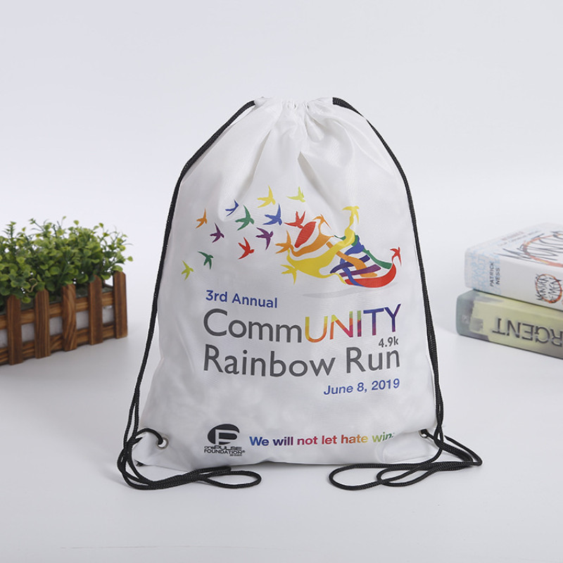 Vízálló sport tornazsák húzózsinór zsák kültéri utazó hátizsák bevásárlótáskák úszás kosárlabda jóga táskák