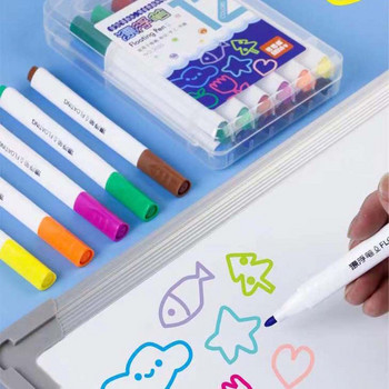 Μαρκαδόροι Early Education Water Floating Doodle Pens Kids Drawing Markers Magic Water Painting Stol Μαγικό στυλό ζωγραφικής