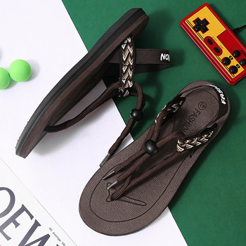 Летни ежедневни облекла Леки сандали за мъже Модни тенденции Джапанки Удобни външни неплъзгащи се устойчиви на износване мъжки сандали