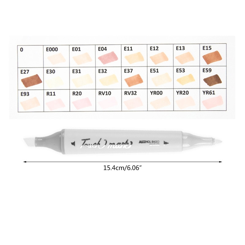 Bőrtónus jelölő kétvégű marker alapú bőrtónus jelölő tollak ajándék Y9RF
