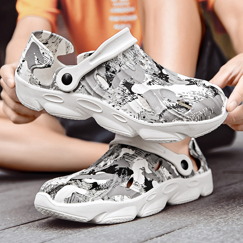 WEH 2022 Strandszandálok EVA Summer Garden Clumps Férfi divat Horgászszandál Férfi Szandál Outdoor Sport Papucs nagy méret 47 48