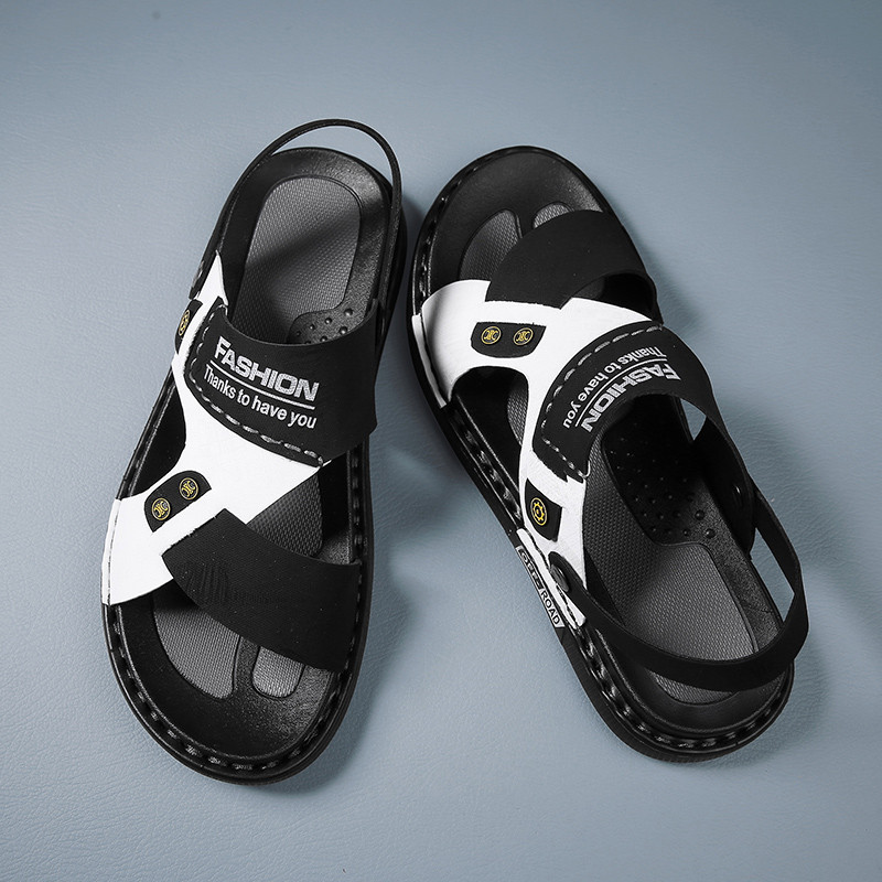 Bőrszandálok Férfi kettős használatú Trend Driving Alkalmi egyéni felsőruházat Férfi papucsok platformszandálok szandálok férfi szandálok