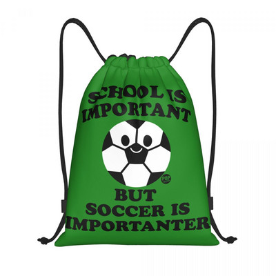 My Heart Beats For Soccer Σακίδιο πλάτης με κορδόνια Αθλητική τσάντα γυμναστικής για άνδρες Γυναικεία τσάντα προπόνησης