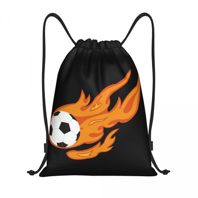My Heart Beats For Soccer Σακίδιο πλάτης με κορδόνια Αθλητική τσάντα γυμναστικής για άνδρες Γυναικεία τσάντα προπόνησης