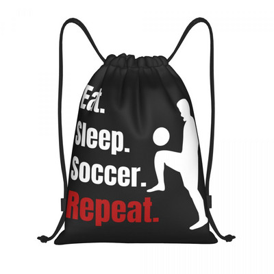 My Heart Beats For Soccer Σακίδιο πλάτης με κορδόνια Αθλητική τσάντα γυμναστικής για άνδρες Γυναικεία τσάντα προπόνησης