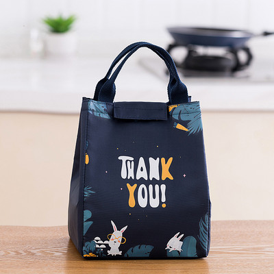 2022 Fashion Cooler Lunch Box Φορητή μονωμένη πάνινη τσάντα μεσημεριανού γεύματος Θερμική τσάντα φαγητού για πικ-νικ Τσάντα φαγητού για γυναικεία παιδιά