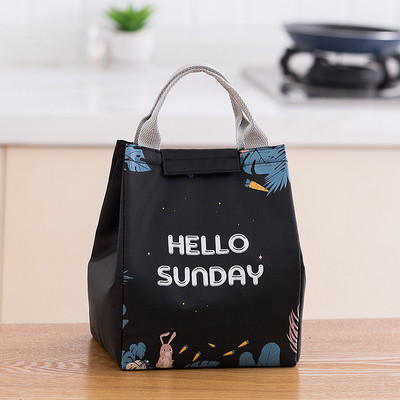 2022 Fashion Cooler Lunch Box Φορητή μονωμένη πάνινη τσάντα μεσημεριανού γεύματος Θερμική τσάντα φαγητού για πικ-νικ Τσάντα φαγητού για γυναικεία παιδιά