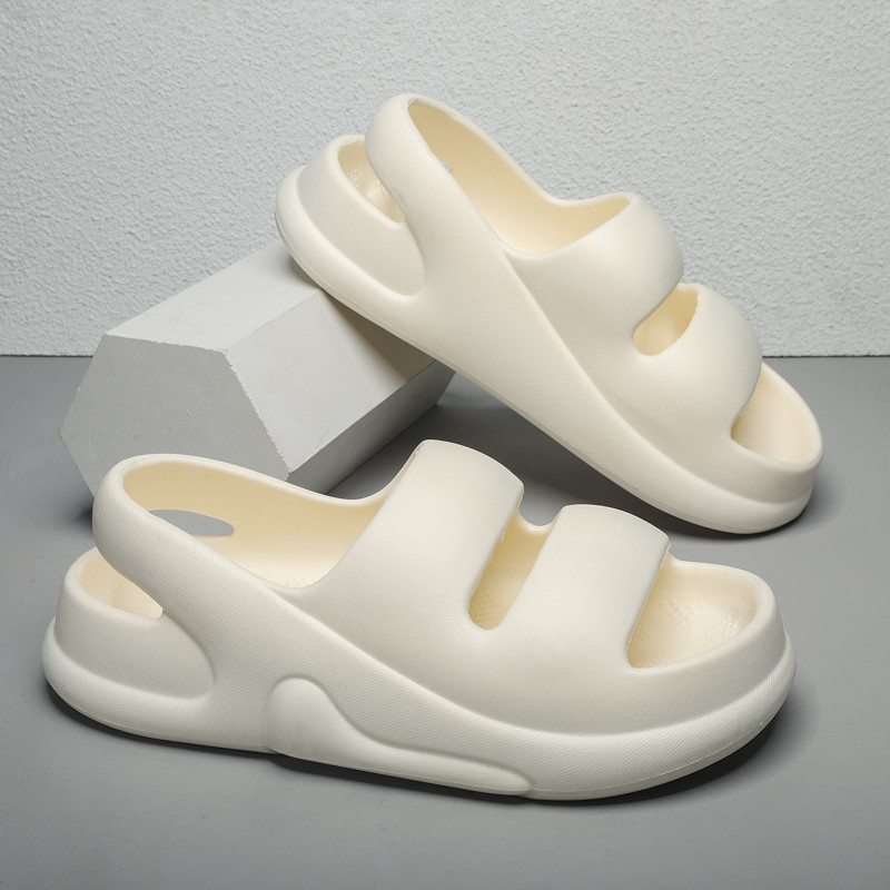 Szandálok Férfi Eredeti Cipők Férfi Nyári Szandál EVA Légáteresztő alkalmi tervezőnek Luxus Férj Sandles Flip Flop Papucs Férfi