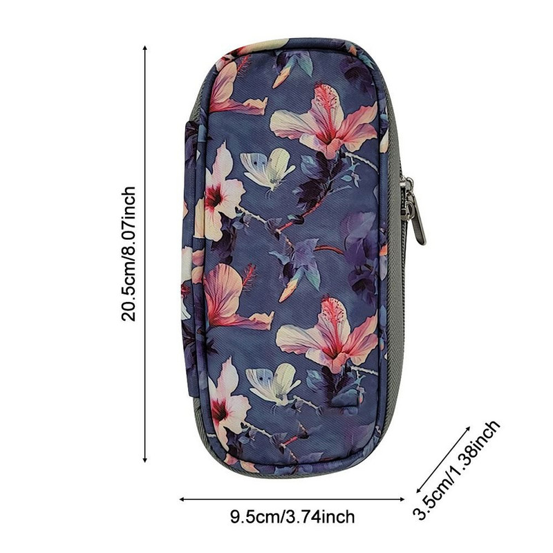Új inzulin hűtőtáska Egyedi virágnyomatok Oxford inzulinhűtő cukorbetegeknek Hordozható gyógyszeres zsebhűtő