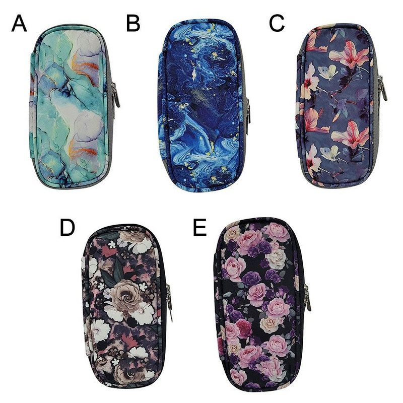 Új inzulin hűtőtáska Egyedi virágnyomatok Oxford inzulinhűtő cukorbetegeknek Hordozható gyógyszeres zsebhűtő