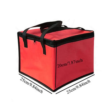 Μεγάλης χωρητικότητας τσάντα μεσημεριανού πικνίκ Φορητό θερμομονωμένο κουτί ψυγείου Πολύχρωμο αναδιπλούμενο αδιάβροχη θήκη φρέσκιας φύλαξης τροφίμων