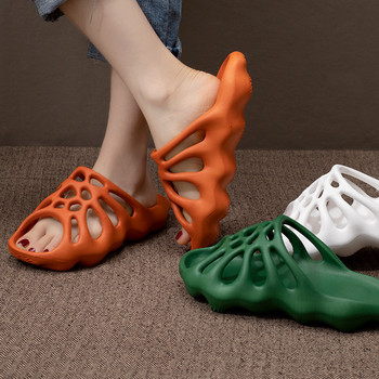 Παντόφλες μπάνιου ντους Hollow Out Γυναικείες ανδρικές τσουλήθρες Καλοκαιρινά παπούτσια EVA Μαλακές αντιολισθητικές σαγιονάρες Εσωτερικά εξωτερικά πέδιλα Ζευγάρι