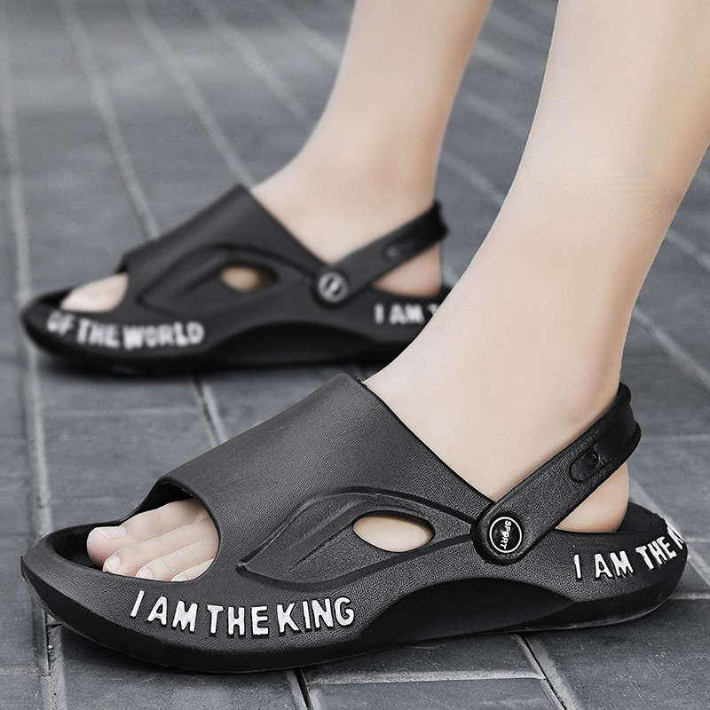 Férfi kültéri szandálok Alkalmi cipők beltéri és kültéri papucsok strandpapucsok légáteresztő puha alsó szandálok