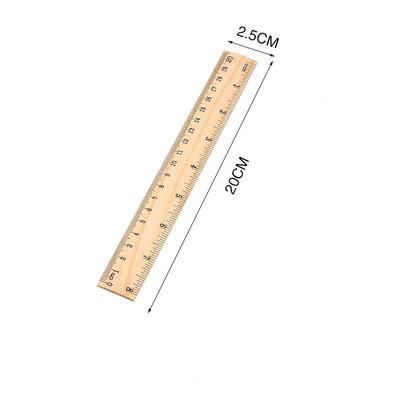15 cm 20 cm 30 cm koka lineāls, metriskais kārtulas precizitāte, divpusējs mērīšanas rīks mācību biroja kancelejas preces