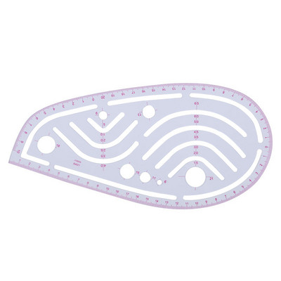 Daudzfunkcionāls raibs lineāls Plastmasas franču līknes šūšanas lineāls mēra drēbju lineāls apģērbu izgatavošanai, liekuma lineāls instrumenti